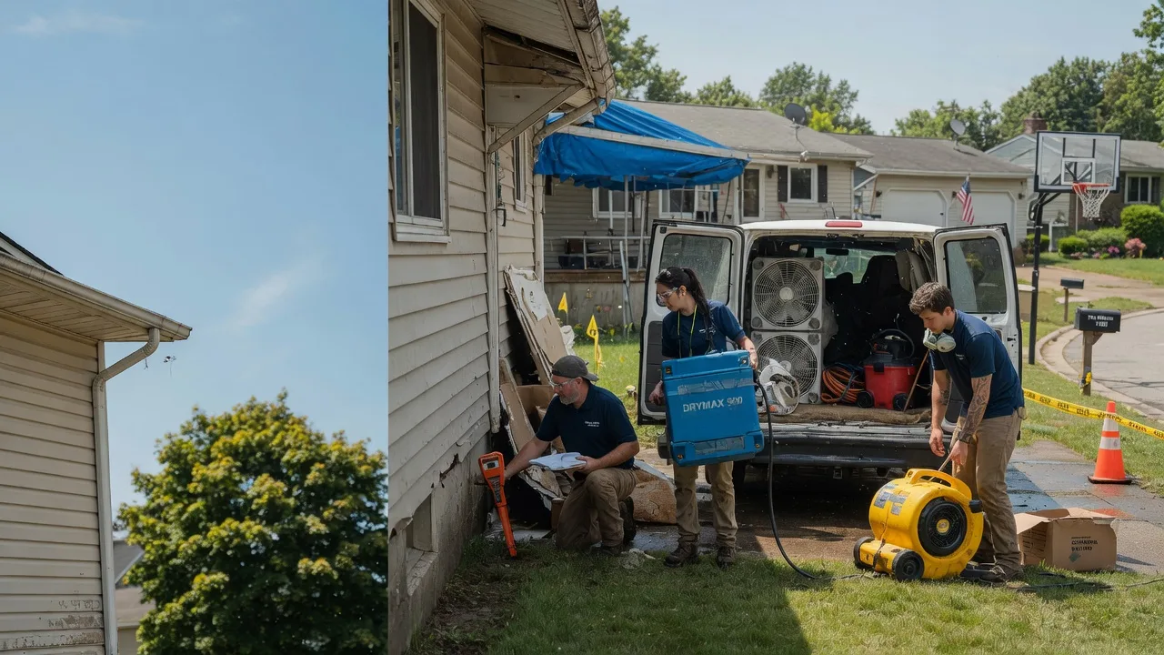 Ceiling Leak Cleanup in Huntsburg, OH near me