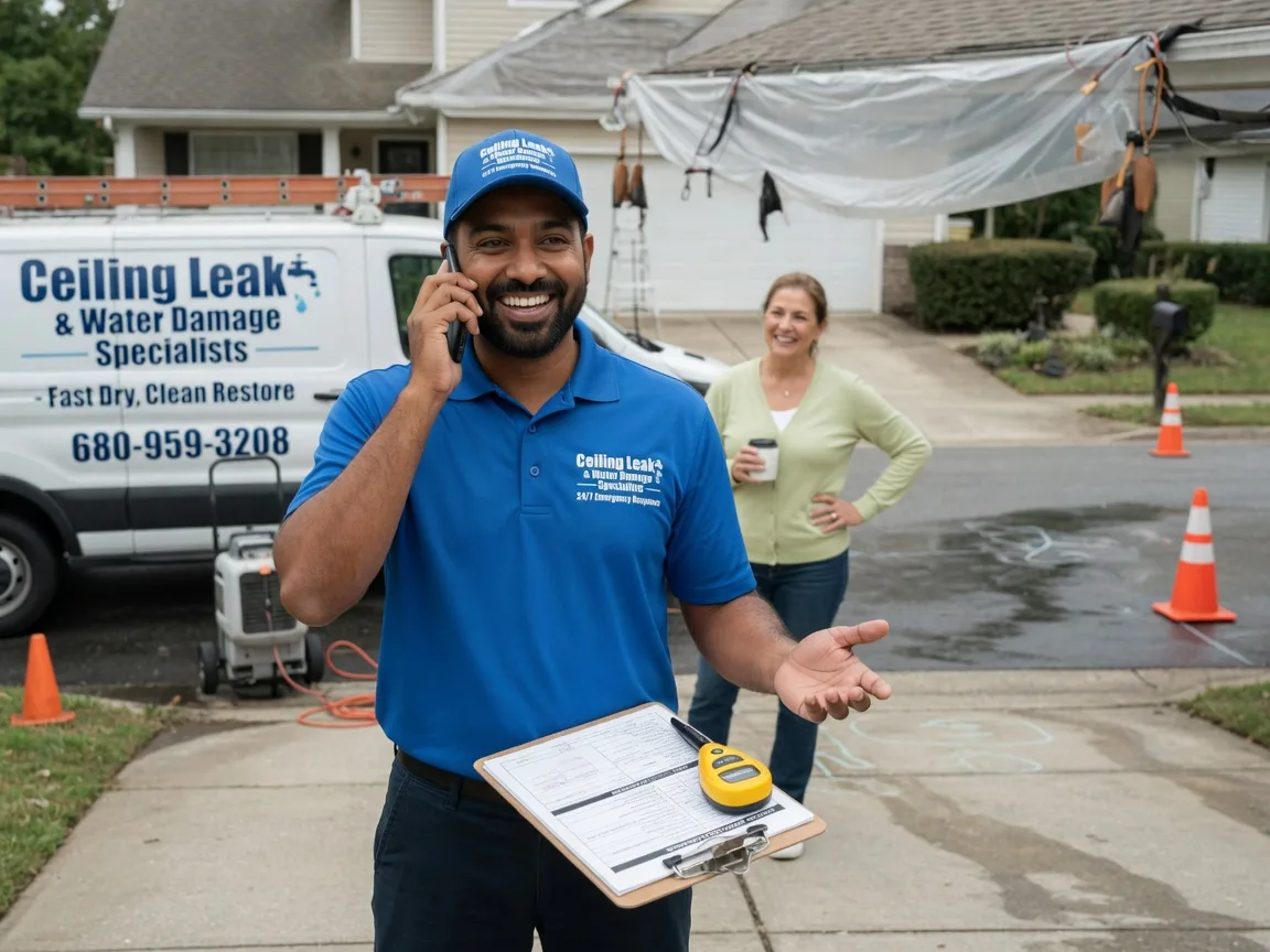 Ceiling Leak Cleanup Huntsburg, OH FAQs